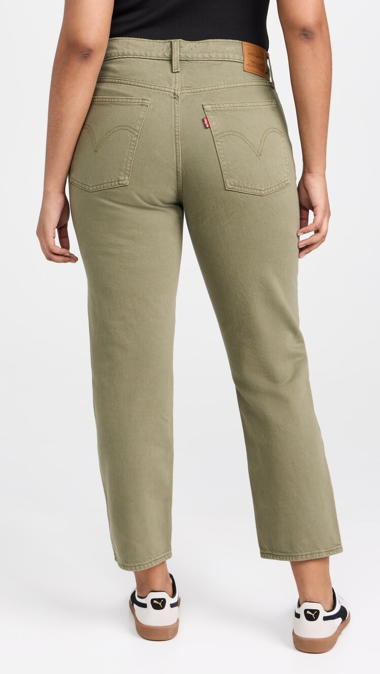 LEVI'S JEANS WEDGIE STRAIGHT - STEEPED  LICHEN GREAN