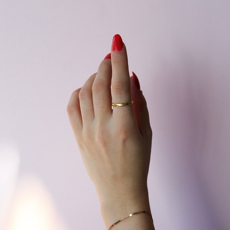 HORACE JEWELRY BAGUE HAMERO - OR