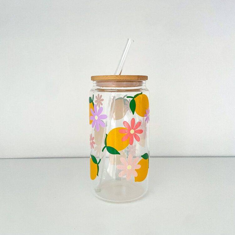 LA PENDERIE VERRE EN BAMBOU - CITRONS