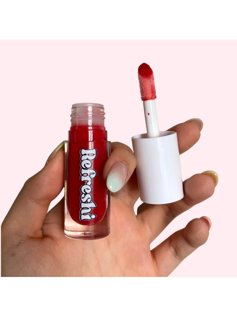 REFRESHI HUILE À LÈVRES TEINTÉE - ROUGE SCARLET