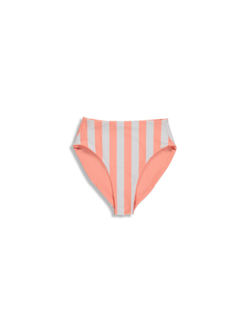 BIRDZ BAS DE BIKINI REVERSIBLE - STRIPES PAPAYA