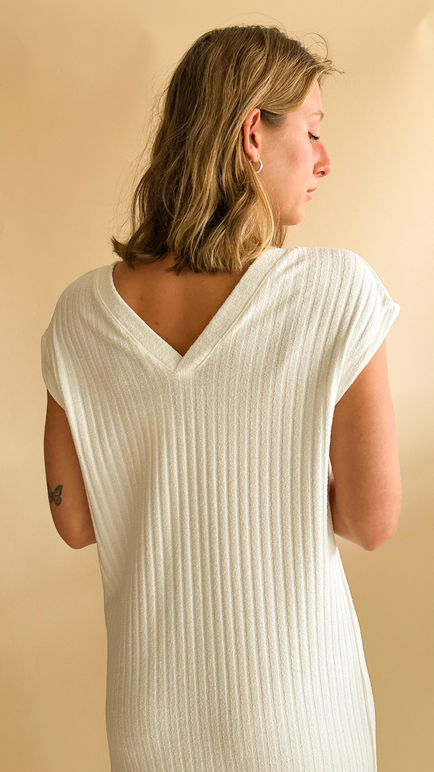 ROBE JIAVARNA CLOUD DANCER Boutique La Penderie