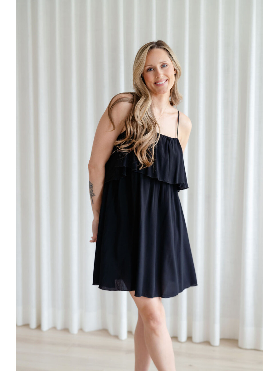 ROBE JUDY NOIR MIDNIGHT Boutique La Penderie