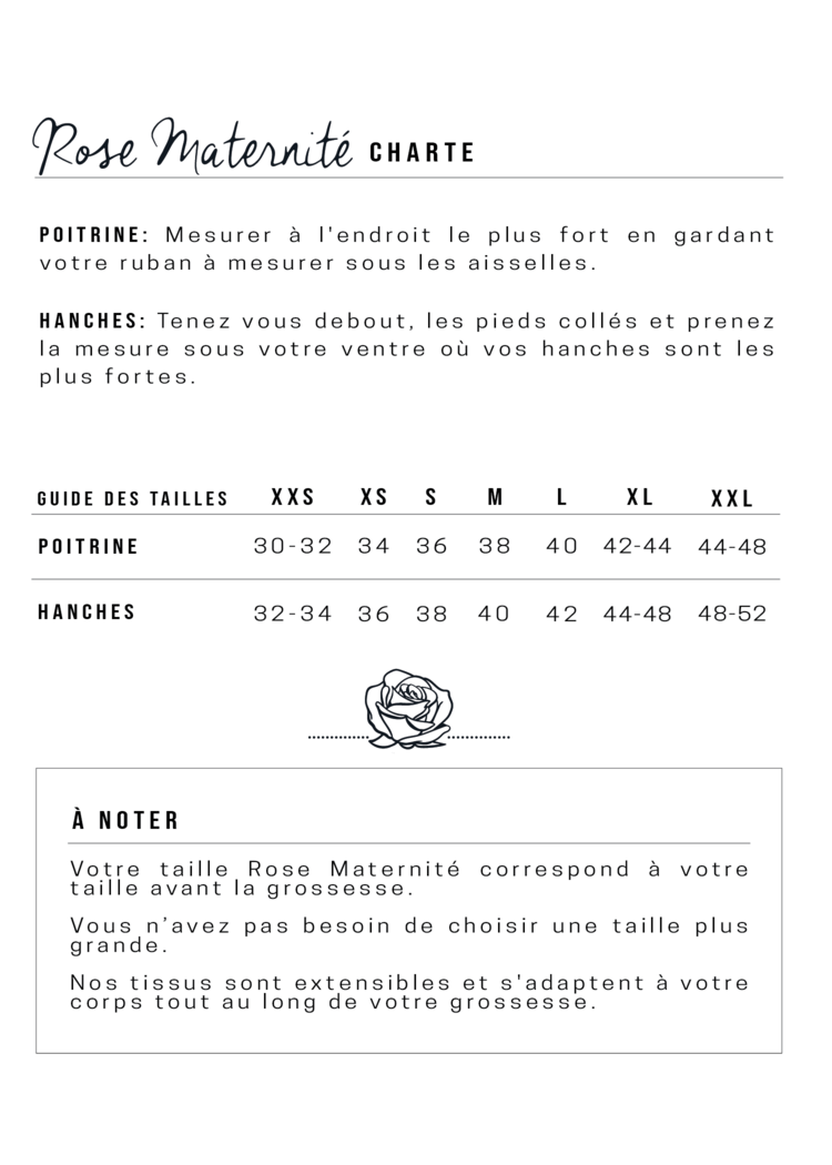 ROSE MATERNITÉ ROBE SISSI À VOLANT - NOIR