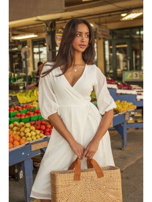 DAILYSTORY ROBE LOU - WHITE