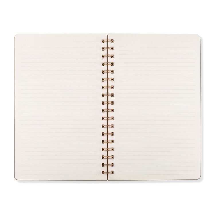 FRINGE JOURNAL À SPIRALES - VIOLET RIBBON