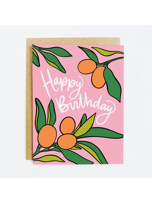 K+S DESIGN CARTE DE SOUHAITS - GOLDEN ORANGE