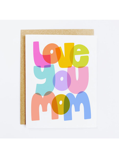 K+S DESIGN CARTE DE SOUHAITS - LOVE YOU MAMAN