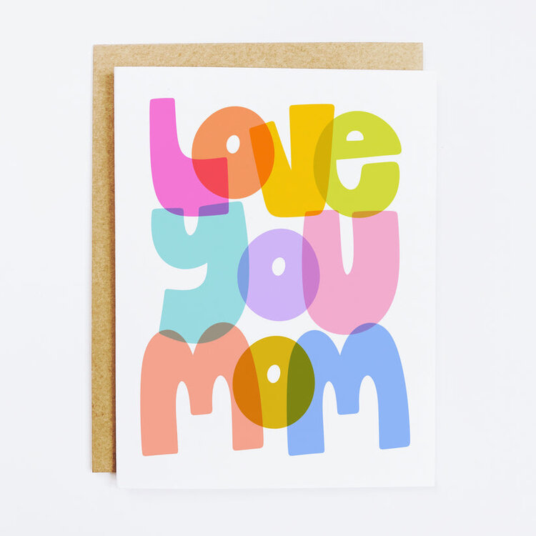 K+S DESIGN CARTE DE SOUHAITS - LOVE YOU MAMAN
