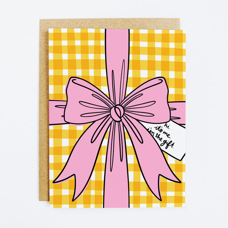 K+S DESIGN CARTE DE SOUHAITS - I'M A GIFT BOW