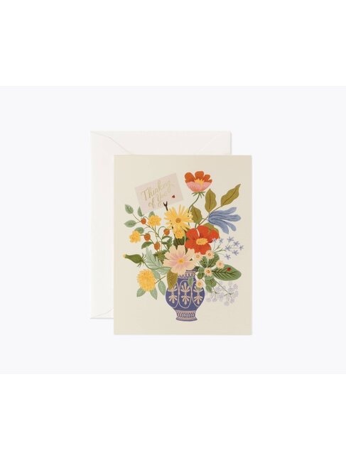 RIFLE PAPER CO COFFRET EN FORME DE BOUQUET - THINK OF YOU