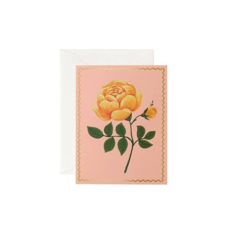 RIFLE PAPER CO CARTE YELLOW ROSE