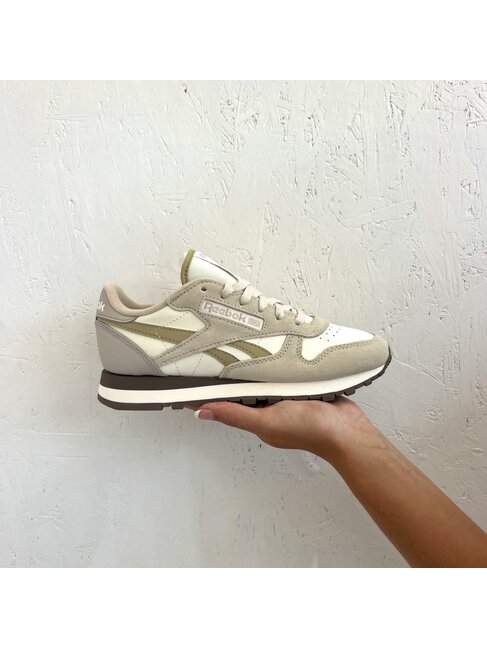 REEBOK CHAUSSURE CLASSIC LEATHER - CHALK/ALAMBASTER/MOONSTONE