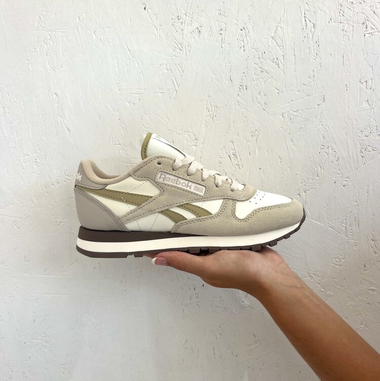 REEBOK CHAUSSURE CLASSIC LEATHER - CHALK/ALAMBASTER/MOONSTONE