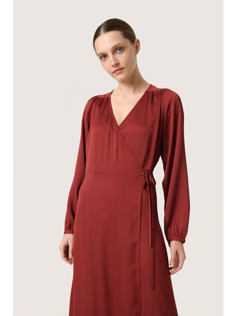 SOAKED IN LUXURY ROBE LOANA - RUSSET BROWN