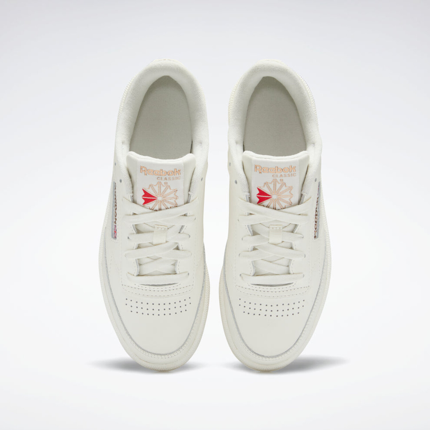 reebok club c 85 chalk rose gold