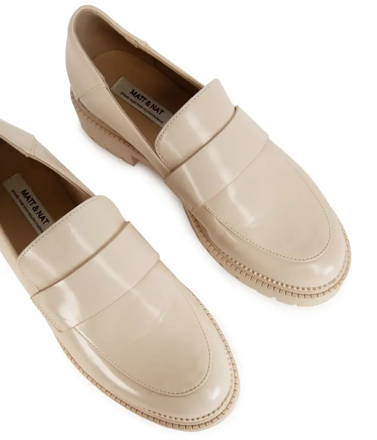 Matt & Nat CHUNKY LOAFER FINIE - BONE