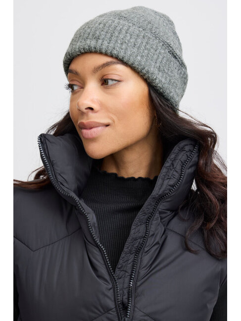 B.YOUNG TUQUE WILK - MID GREY MELANGE