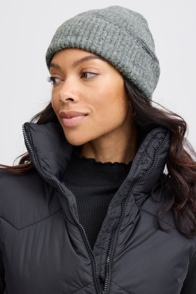 B.YOUNG TUQUE WILK - MID GREY MELANGE