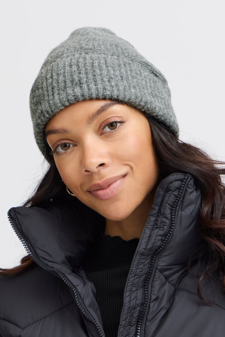 B.YOUNG TUQUE WILK - MID GREY MELANGE