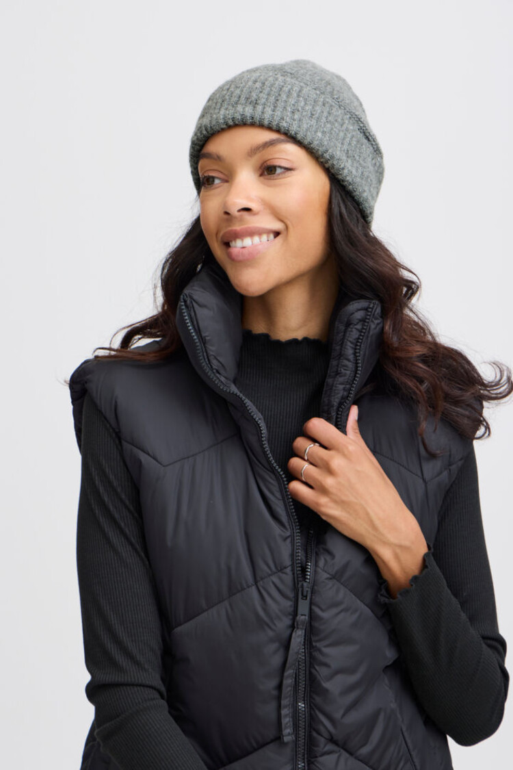 B.YOUNG TUQUE WILK - MID GREY MELANGE