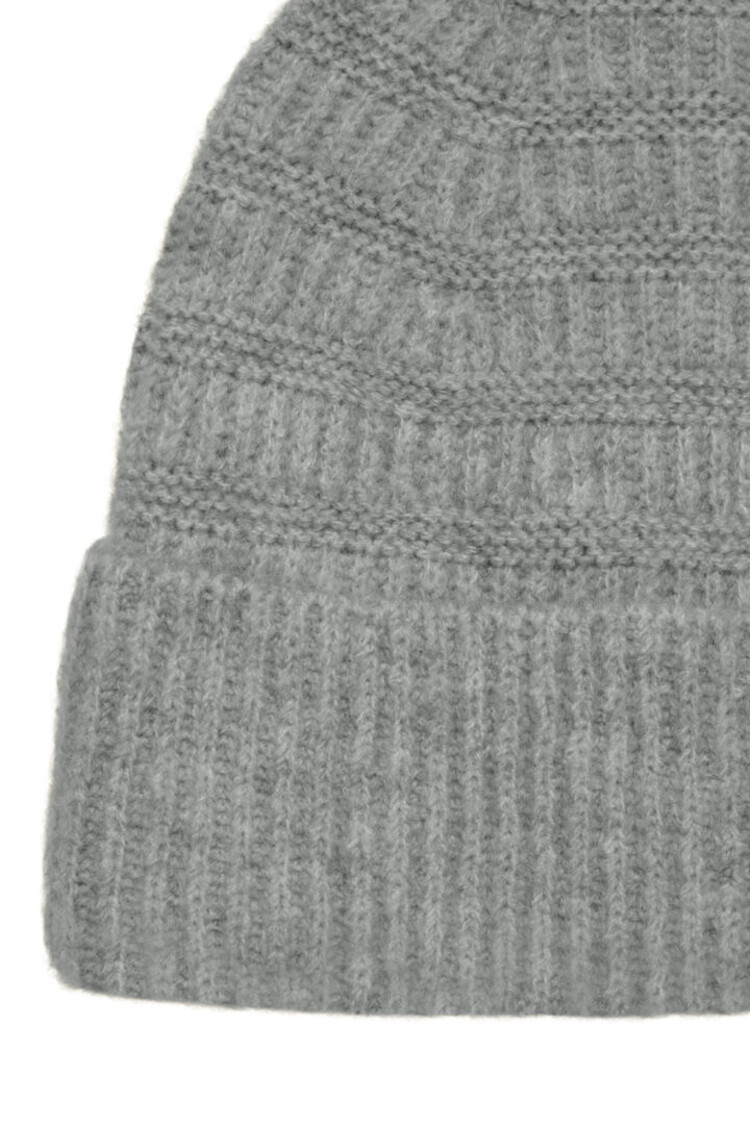 B.YOUNG TUQUE WILK - MID GREY MELANGE