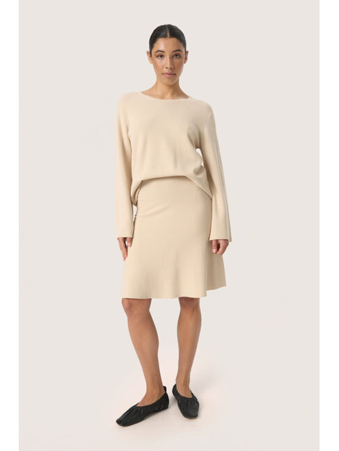 SOAKED IN LUXURY JUPE INDIANNA - OATMEAL