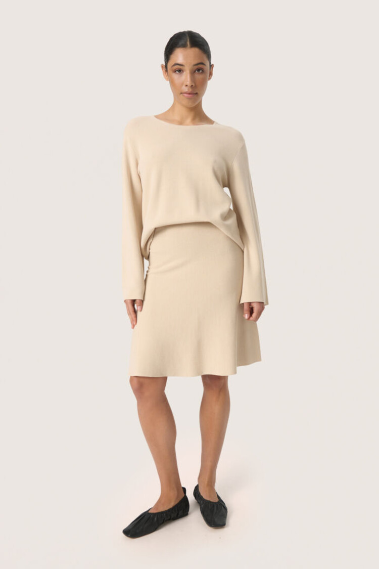 SOAKED IN LUXURY JUPE INDIANNA - OATMEAL