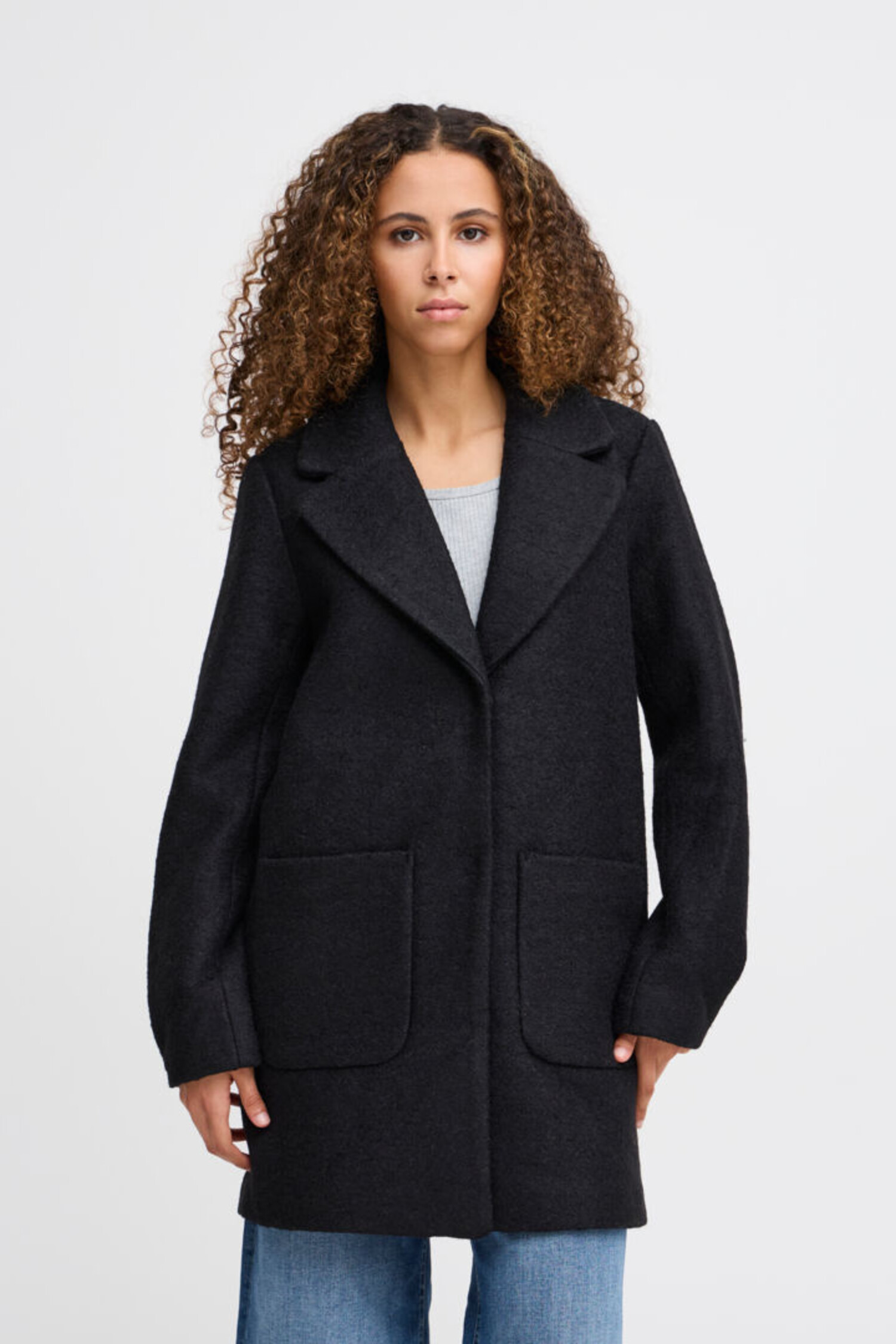 MANTEAU STIPA BLACK Boutique La Penderie