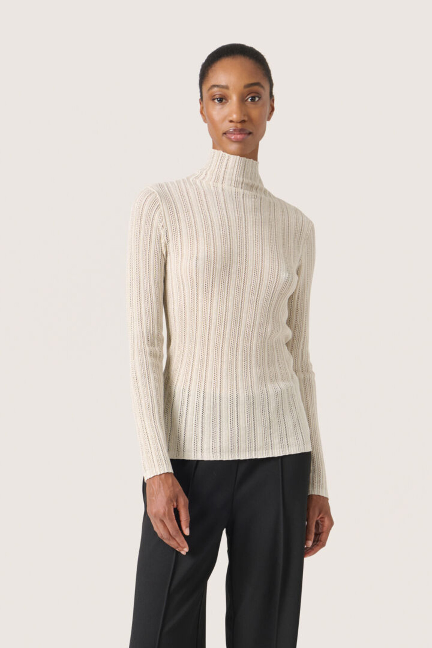 CHANDAIL MANCHES LONGUES LAISA SILVER Boutique La Penderie