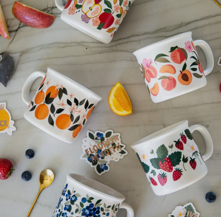 PAPER FARM PRESS TASSE - CHAMPS DE FRAISES