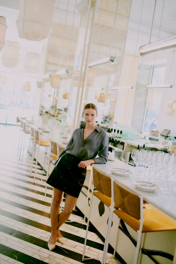 B.YOUNG CHEMISE FILIE - QUIET SHADE MIX