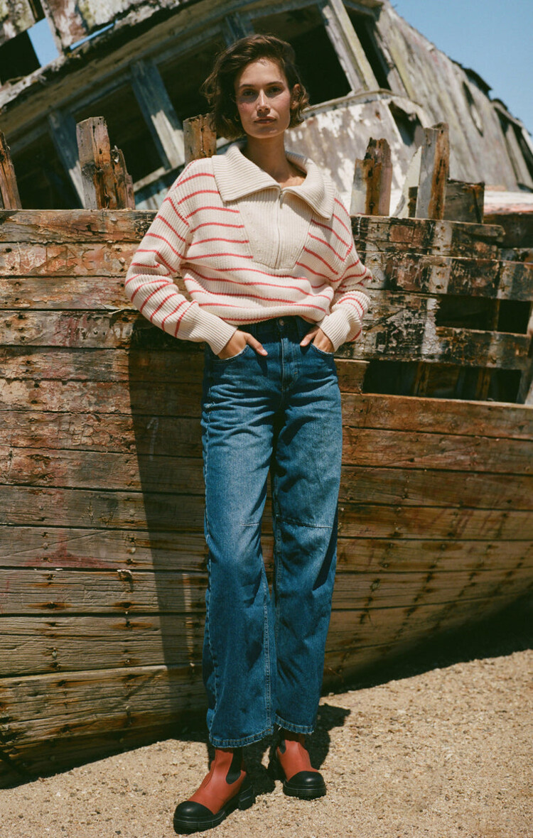 Z SUPPLY TRICOT VILLA - RED PEPPER