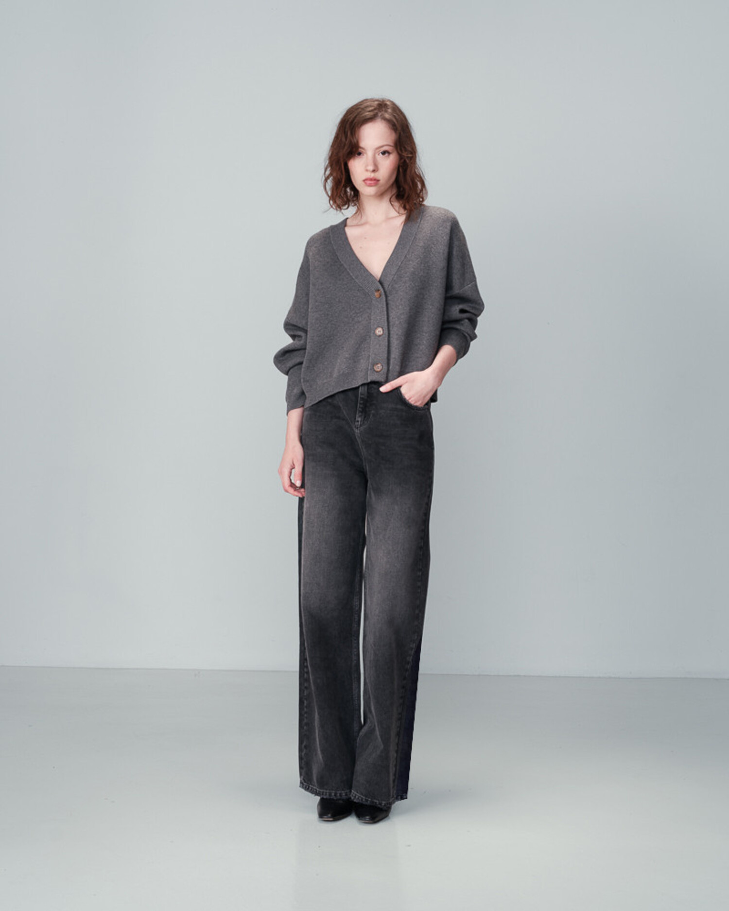 CARDIGAN NACHO - GRIS - Boutique La Penderie CARDIGAN NACHO - GRIS - Boutique La Penderie