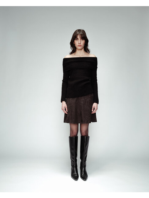 GRACE & MILA JUPE OPALE - NOIR