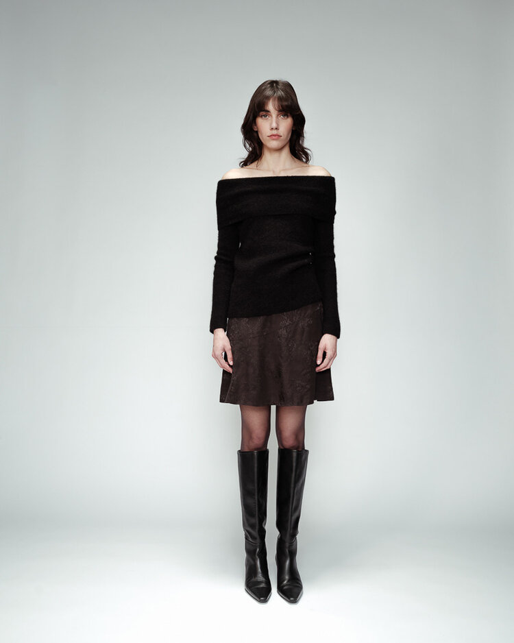 GRACE & MILA JUPE OPALE - NOIR