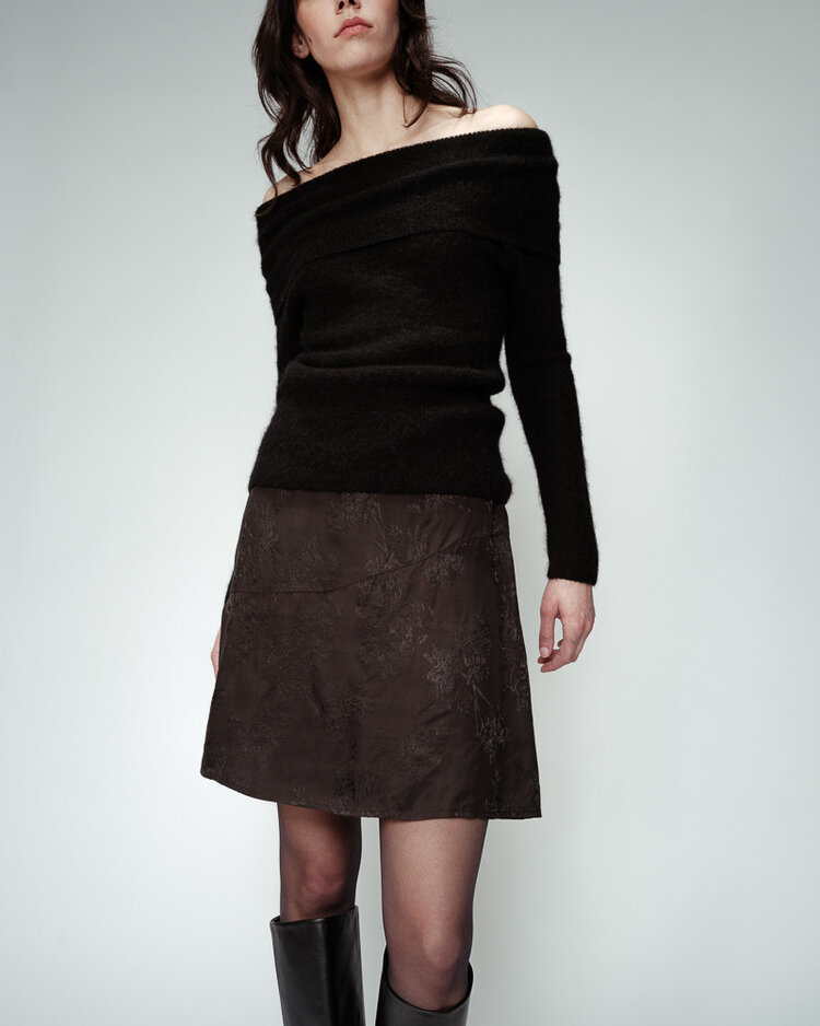 GRACE & MILA JUPE OPALE - NOIR