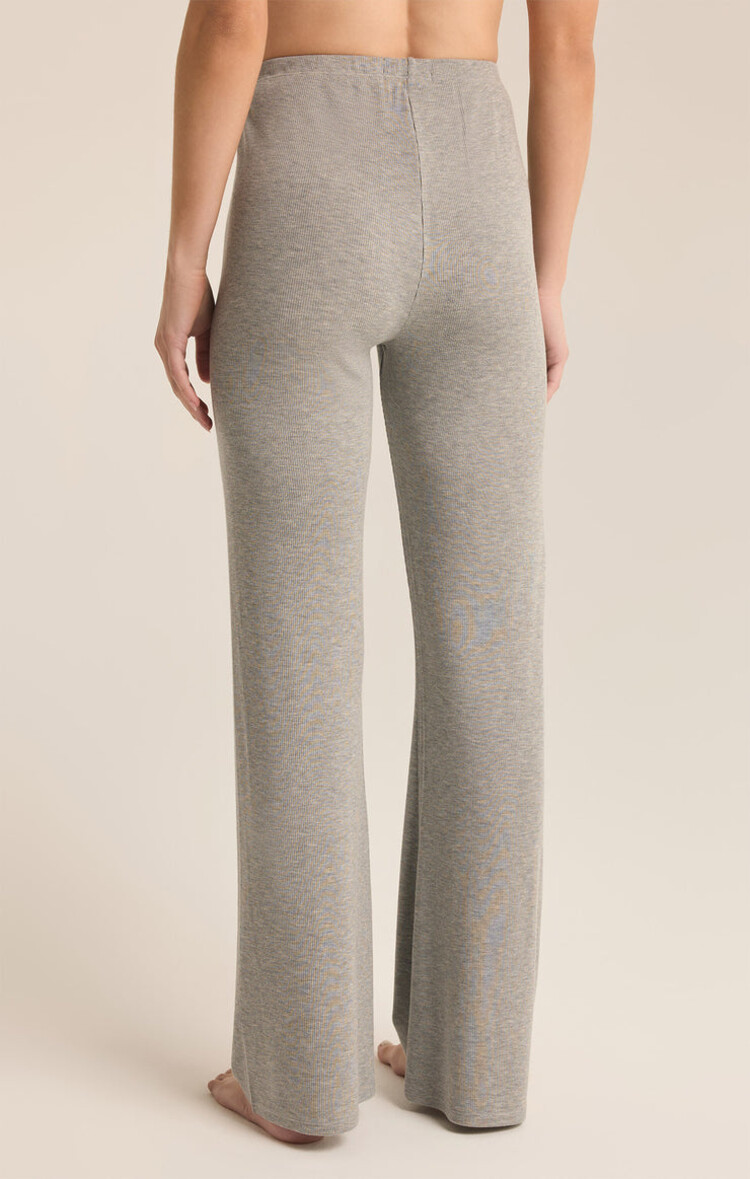 Z SUPPLY PANTALON TERRACE RIB - CLASSIC HEATHER GREY