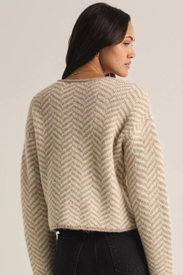 Elsa.M Herringbone Charmer Cardigan main image 0