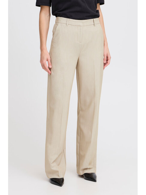 B.YOUNG PANTALON DANTA WIDE - HUMUS MELANGE