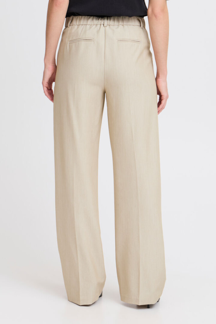 B.YOUNG PANTALON DANTA WIDE - HUMUS MELANGE