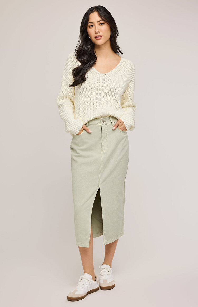 GENTLE FAWN JUPE MIDI GEORGIA - CACTUS