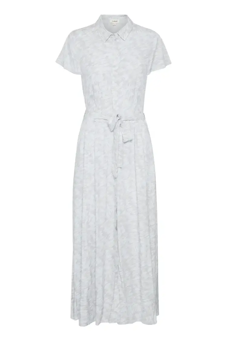 SOAKED IN LUXURY ROBE LONGUE ARJANA - BLEU/ARGENT