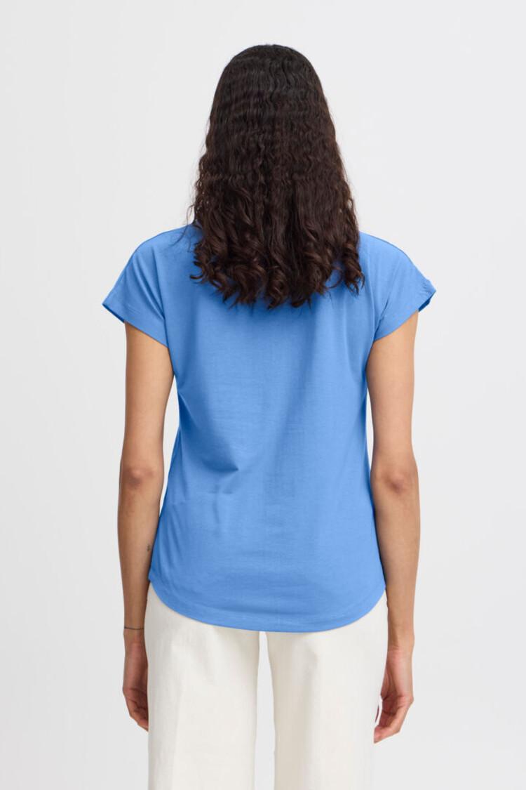 B.YOUNG T-SHIRT PAMILA V-NECK - RIVERSIDE