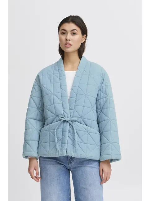 B.YOUNG MANTEAU HEVIRA - MEDIUM BLUE