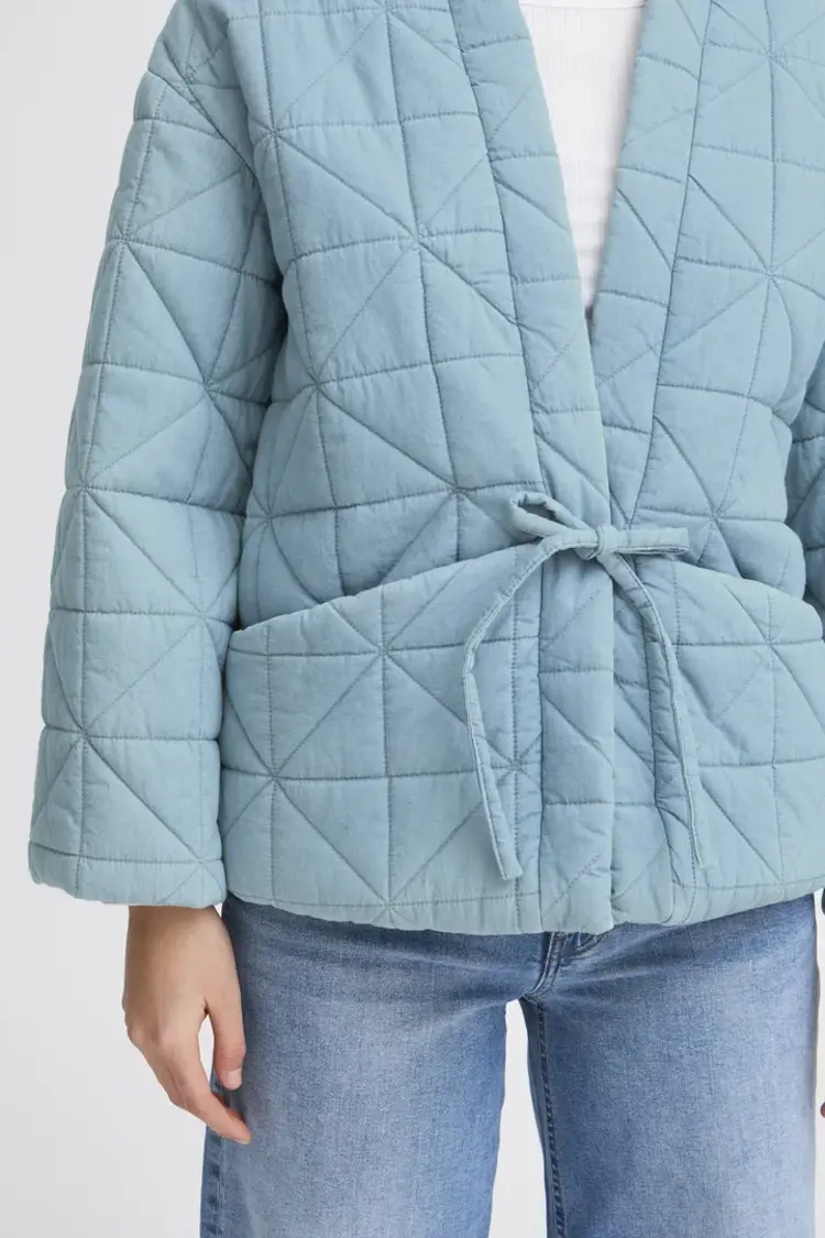 B.YOUNG MANTEAU HEVIRA - MEDIUM BLUE