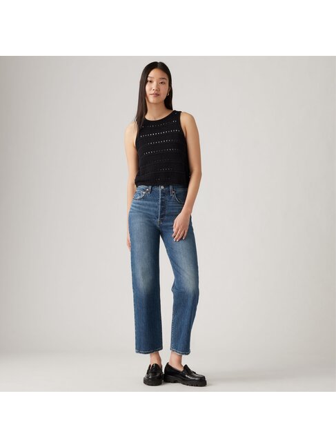 LEVI'S JEANS RIBCAGE DROIT - ON MY HONOR ( DRAK WASH )