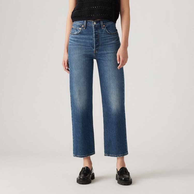 LEVI'S JEANS RIBCAGE DROIT - ON MY HONOR ( DRAK WASH )