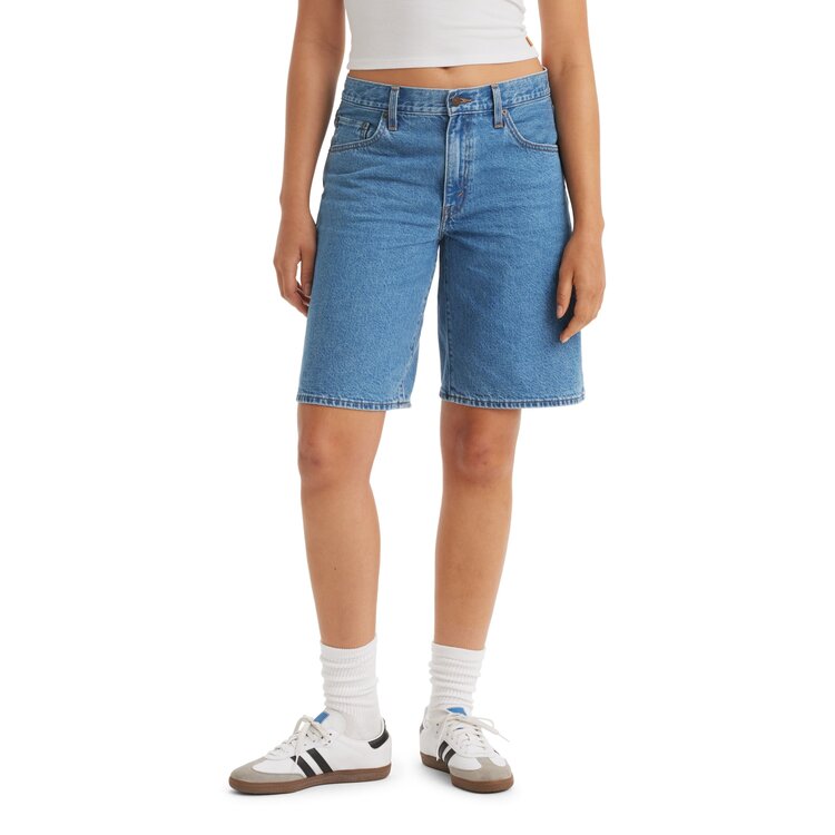 LEVI'S SHORT BAGGY DAD - FOOLISH LOVE ( DARK WASH )