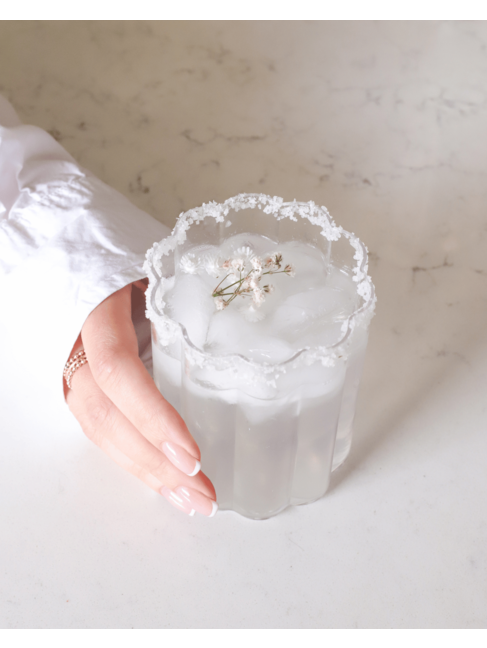 MOI D'ABORD VERRE FLEUR